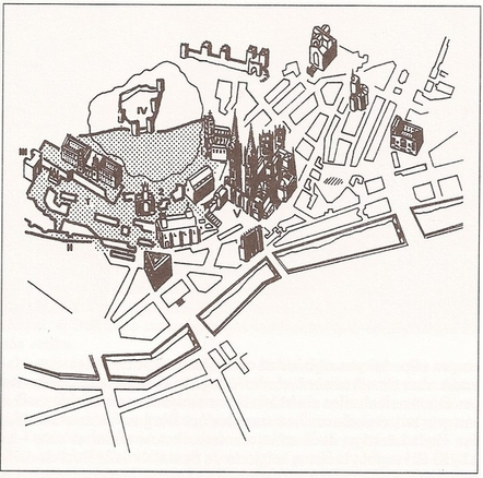 Plano de la Aljama de Burgos