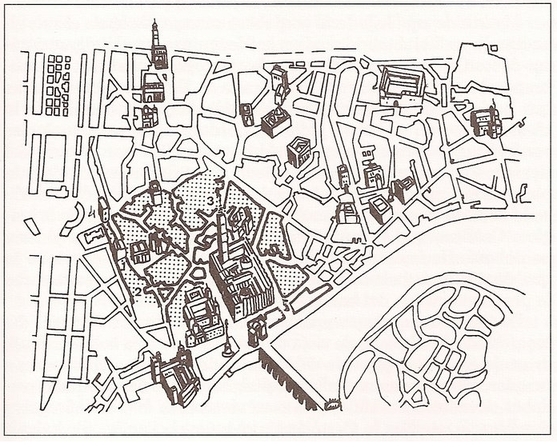 Plano de la Aljama de Córdoba