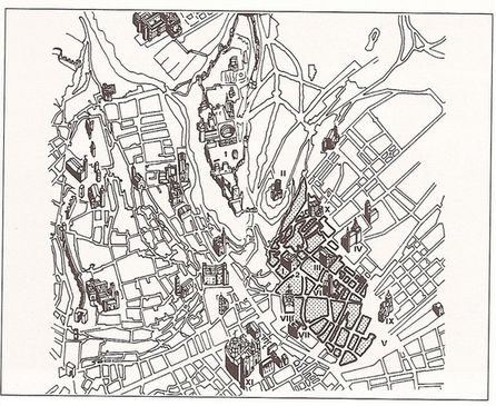 Plano de la Aljama de Granada