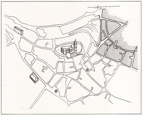 Plano de la Aljama de Hervás