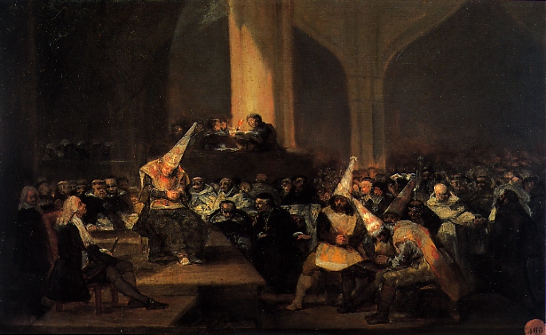 Goya. Tribunal de la Inquisción